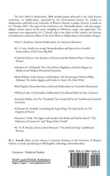 The Year's Work in Medievalism 2008