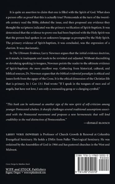 The Ultimate Evidence: Rethinking the Evidence Issues for Spirit-Baptism