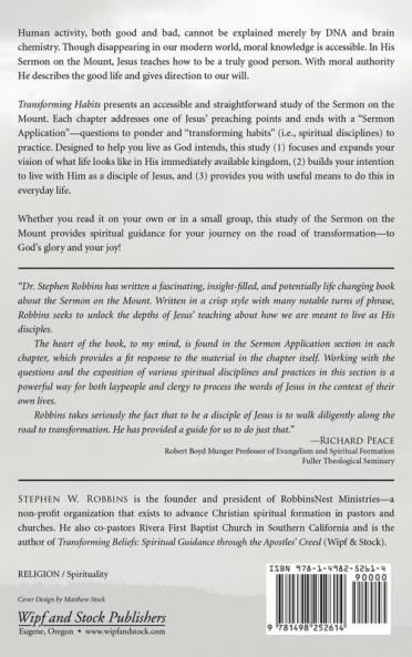 Transforming Habits: Spiritual Guidance Through the Sermon on the Mount