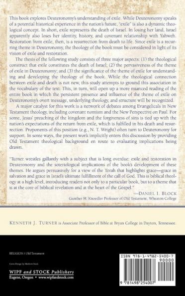 The Death of Deaths in the Death of Israel: Deuteronomy's Theology of Exile