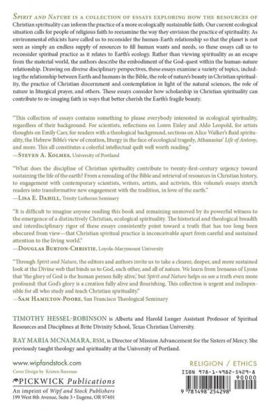 Spirit and Nature: The Study of Christian Spirituality in a Time of Ecological Urgency: 163 (Princeton Theological Monograph)