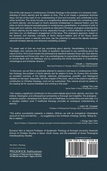 Time Eternity and the Trinity: A Trinitarian Analogical Understanding of Time and Eternity