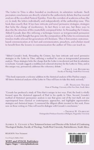 Persuading the Cretans: A Text-Generated Persuasion Analysis of the Letter to Titus