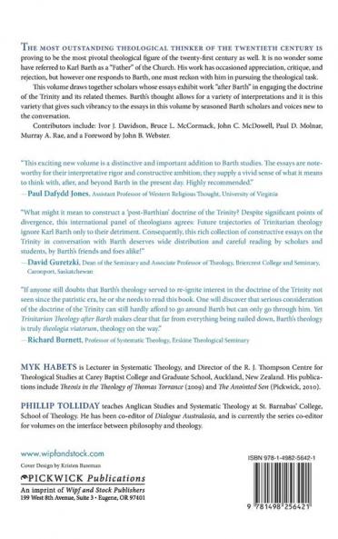 Trinitarian Theology After Barth: 148 (Princeton Theological Monograph)