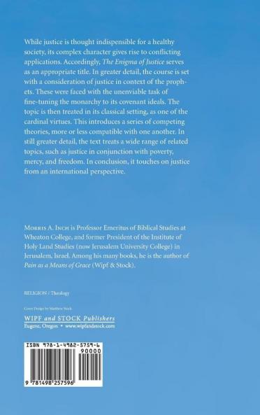 The Enigma of Justice