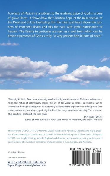 Foretaste of Heaven amidst Suffering: Living with the Life-Threatening Disease of Amyloidosis