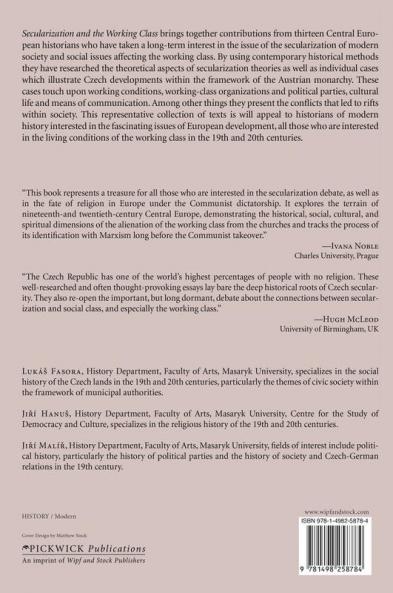 Secularization and the Working Class: The Czech Lands and Central Europe in the 19th Century