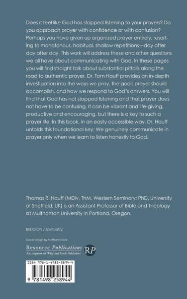 When God Says No: Reshaping Prayer and Learning to Listen