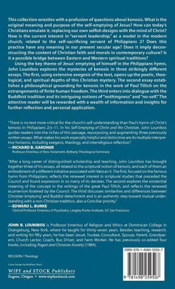 Self-Emptying of Christ and the Christian: Three Essays on Kenosis