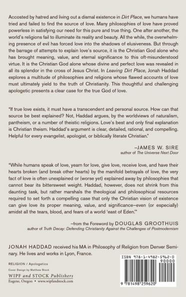 Leaving Dirt Place: Love as an Apologetic for Christianity