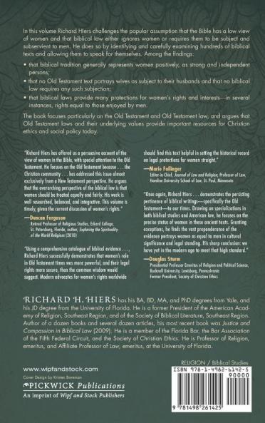 Women's Rights and the Bible: Implications for Christian Ethics and Social Policy