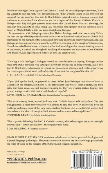 Let Your Voice Be Heard: Conversations on the Margins of the Church