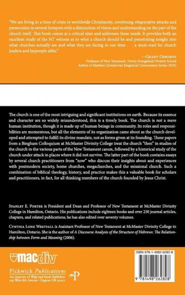 The Church Then and Now: 3 (McMaster New Testament Studies)