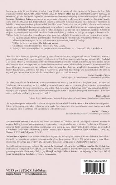 Mas Alla de la Maldicion: Mujeres Llamadas Al Ministerio