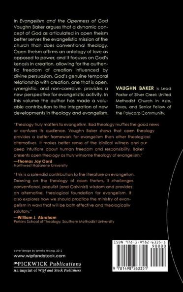 Evangelism and the Openness of God: The Implications of Relational Theism for Evangelism and Mission