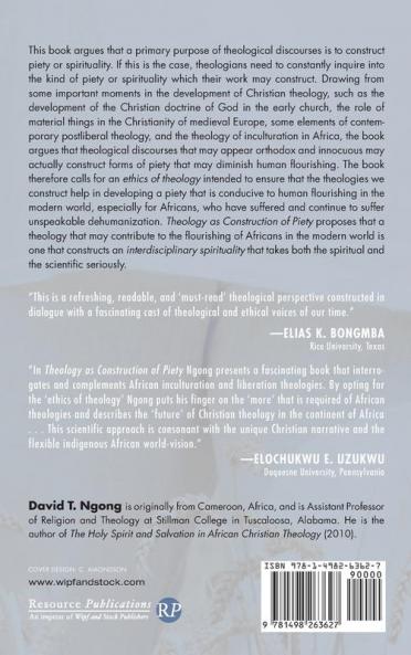 Theology as Construction of Piety: An African Perspective