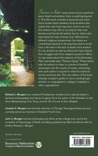 Dear Brothers with Leader's Guide: Letters Facing Death