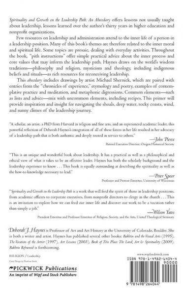 Spirituality and Growth on the Leadership Path: An Abecedary