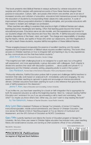 Faithful Education: Themes and Values for Teaching Learning and Leading