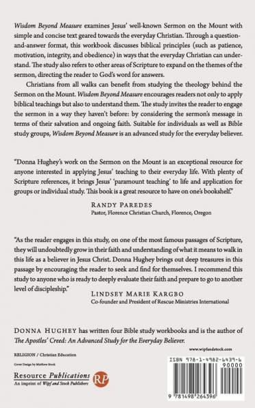 Wisdom Beyond Measure: The Sermon on the Mount