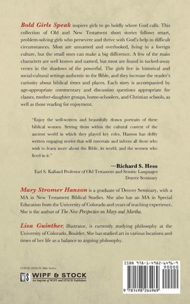 Bold Girls Speak: Girls of the Bible Come Alive Today