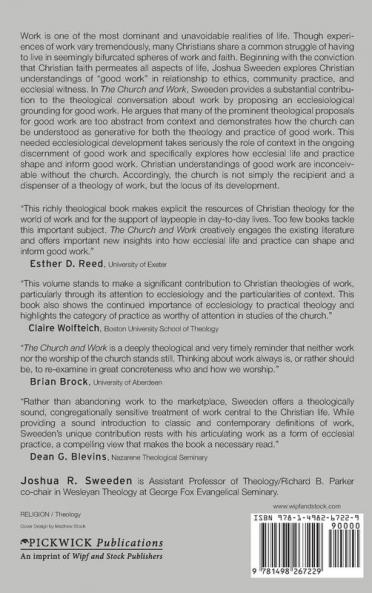 The Church and Work: The Ecclesiological Grounding of Good Work