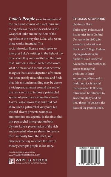 Luke's People: The Men and Women Who Met Jesus and the Apostles