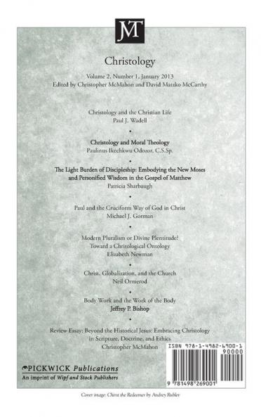 Journal of Moral Theology Volume 2 Number 1