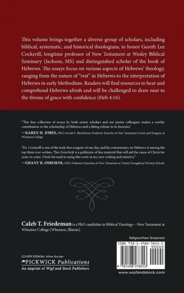 Listen Understand Obey: Essays on Hebrews in Honor of Gareth Lee Cockerill