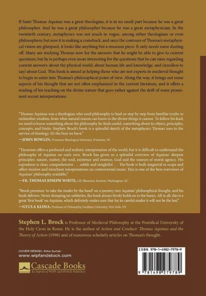 The Philosophy of Saint Thomas Aquinas: A Sketch