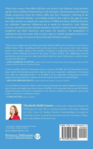 Lady Midrash: Poems Reclaiming the Voices of Biblical Women