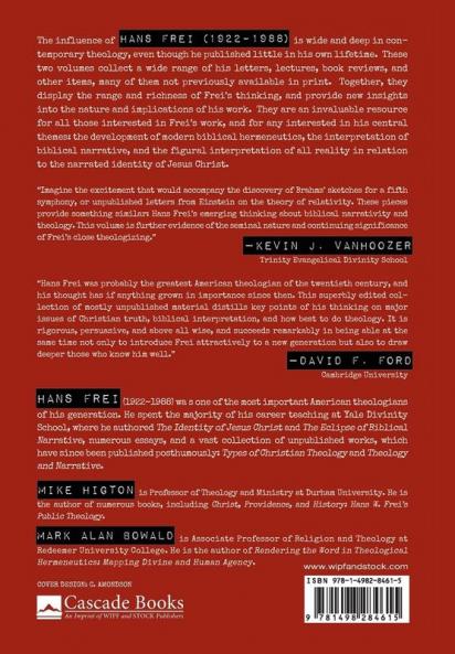 Reading Faithfully Volume 1: Writings from the Archives: Theology and Hermeneutics
