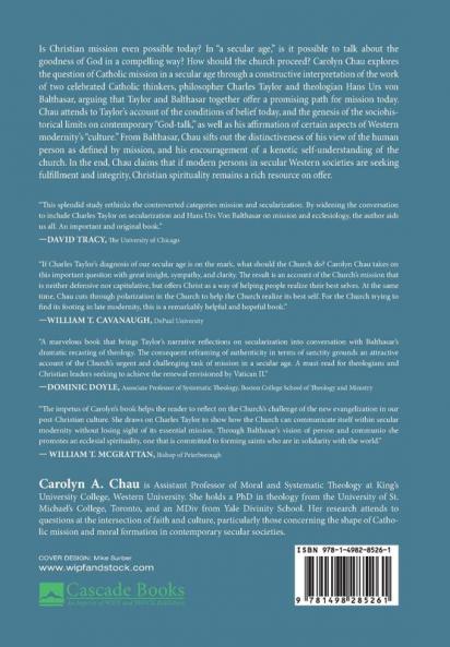 Solidarity with the World: Charles Taylor and Hans Urs Von Balthasar on Faith Modernity and Catholic Mission: 20 (Theopolitical Visions)