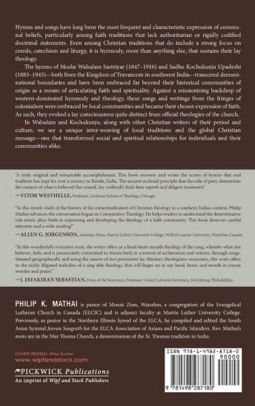 Songs as Locus for a Lay Theology: Moshe Walsalam Sastriyar and Sadhu Kochukunju Upadeshi