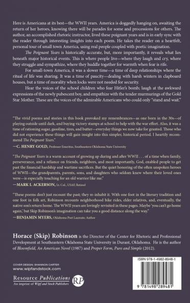 The Poignant Years: Times of Fun and Feeling