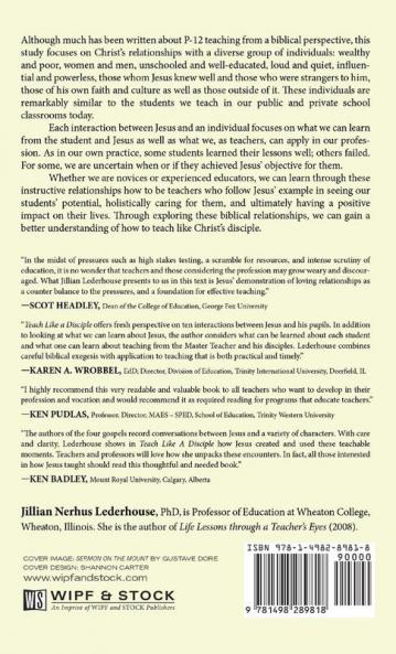 Teach Like a Disciple: Exploring Jesus' Instructive Relationships from an Educational Perspective