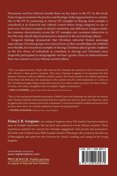 Everything in Common?: The Theology and Practice of the Sharing of Possessions in Community in the New Testament