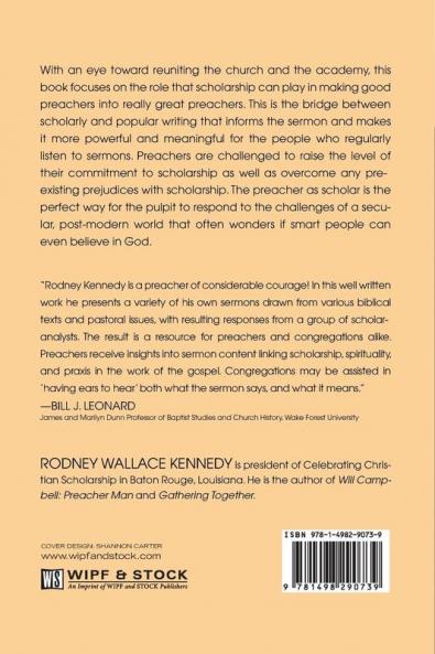 Preaching Conversations with Scholars