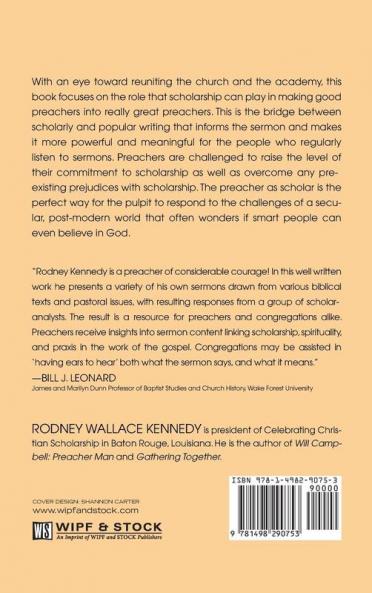 Preaching Conversations with Scholars