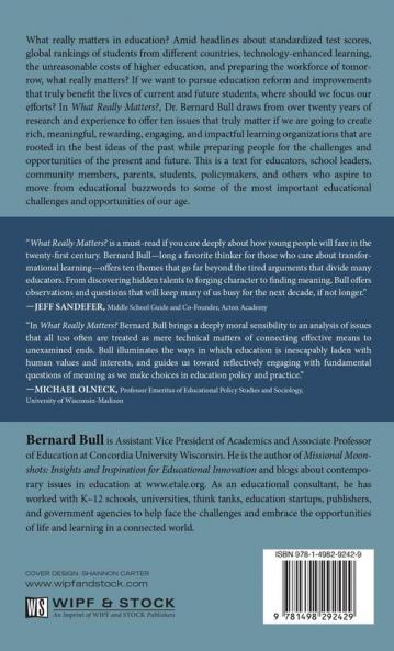 What Really Matters?: Ten Critical Issues in Contemporary Education