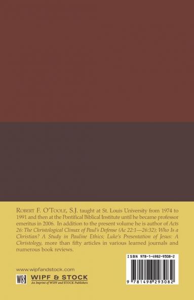The Unity of Luke's Theology: An Analysis of Luke-Acts (Good News Studies)