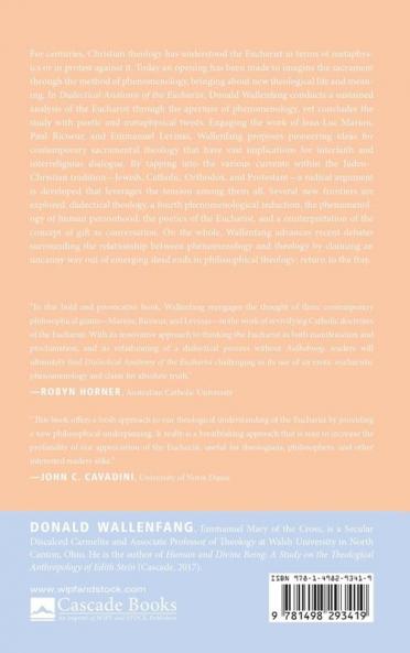 Dialectical Anatomy of the Eucharist: An Étude in Phenomenology