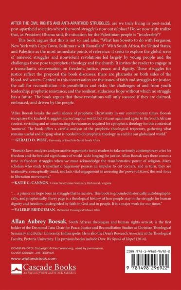Pharaohs on Both Sides of the Blood-Red Waters: Prophetic Critique on Empire: Resistance Justice and the Power of the Hopeful Sizwe--A Transatlantic Conversation