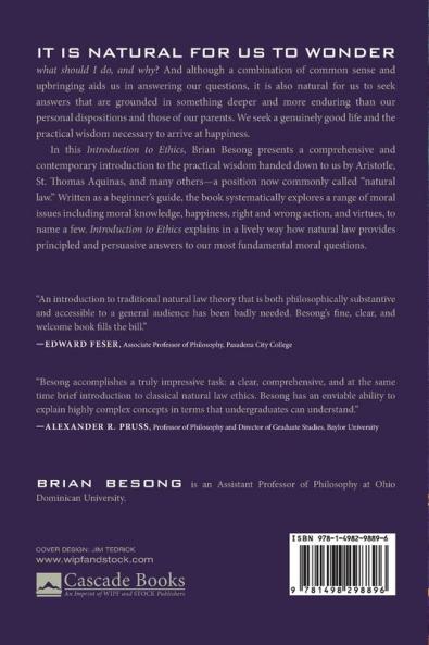 An Introduction to Ethics: A Natural Law Approach
