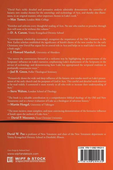 Acts and the Isaianic New Exodus