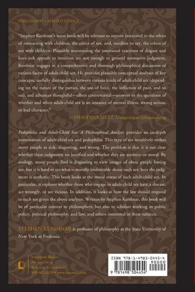 Pedophilia and Adult-Child Sex