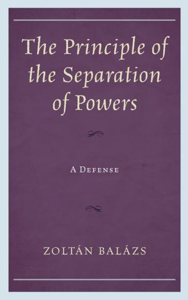 Principle of the Separation of Powers