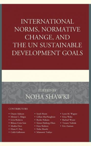 International Norms Normative Change and the UN Sustainable Development Goals