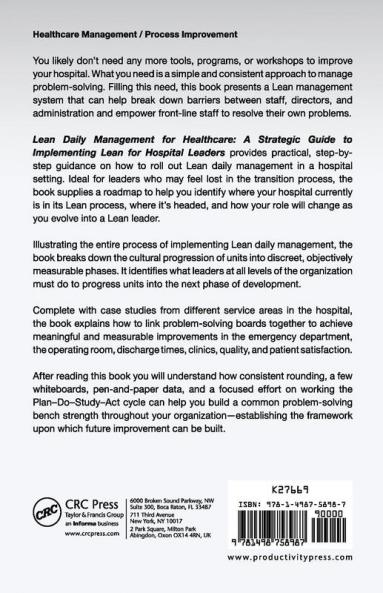 Lean Daily Management for Healthcare