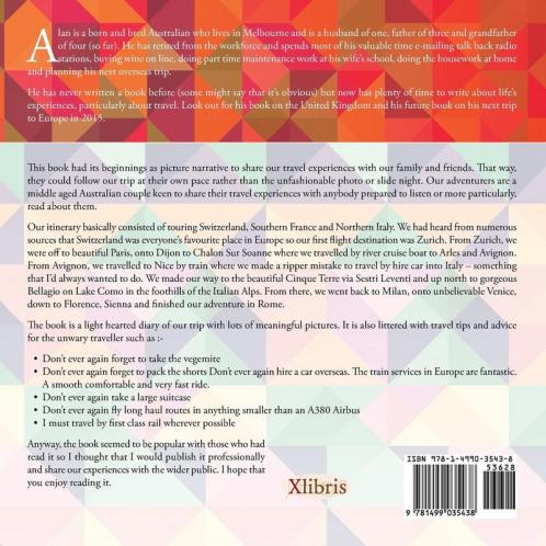 A Taste of Europe: A Travel Diary and Tips for the Unwary Traveler.